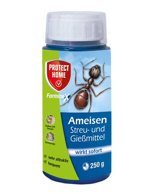 Ameisenstreu und Giessmittel