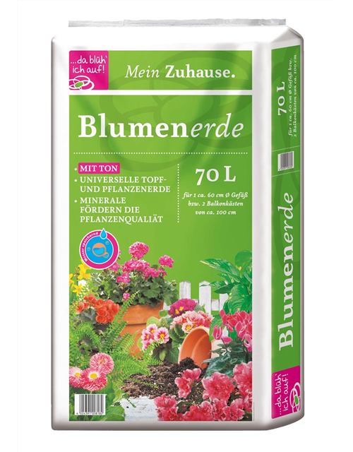 Blumenerde da blüh ich auf