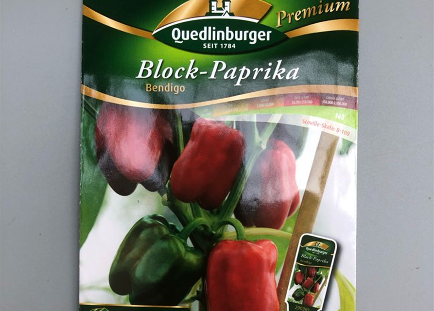 Block-Paprika rot Bendigo