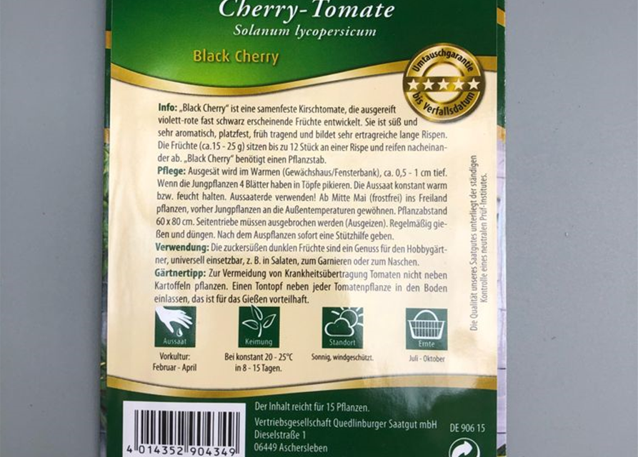 Cherrytomate Black Cherry