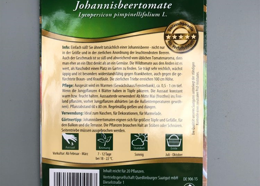 Johannisbeertomate rot