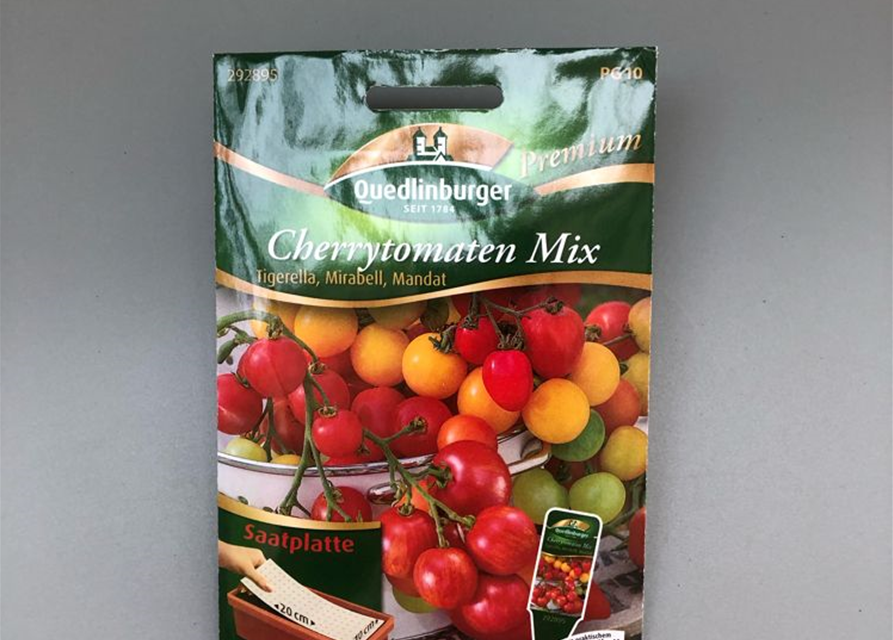 Saatplatte Tomaten Cherry Mix