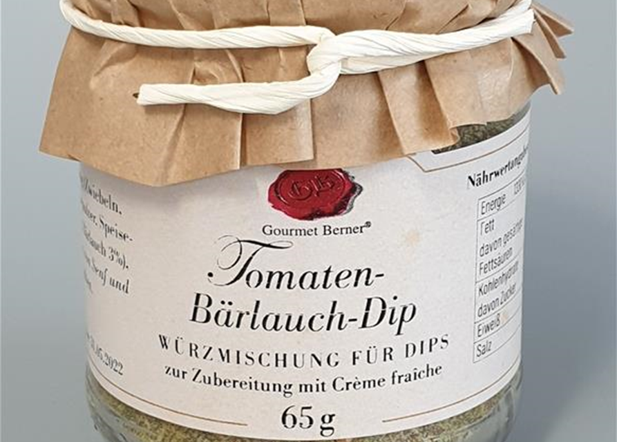 Tomaten Bärlauch Dip 65g im Glas