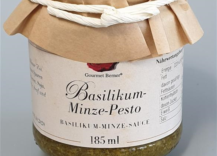 Basilikum Minzpesto in Öl 180g