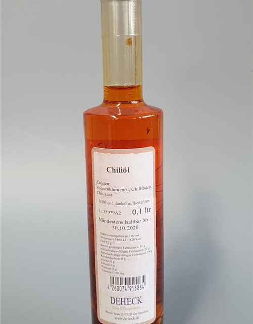 Chiliöl-Sonnenblumenöl 100ml