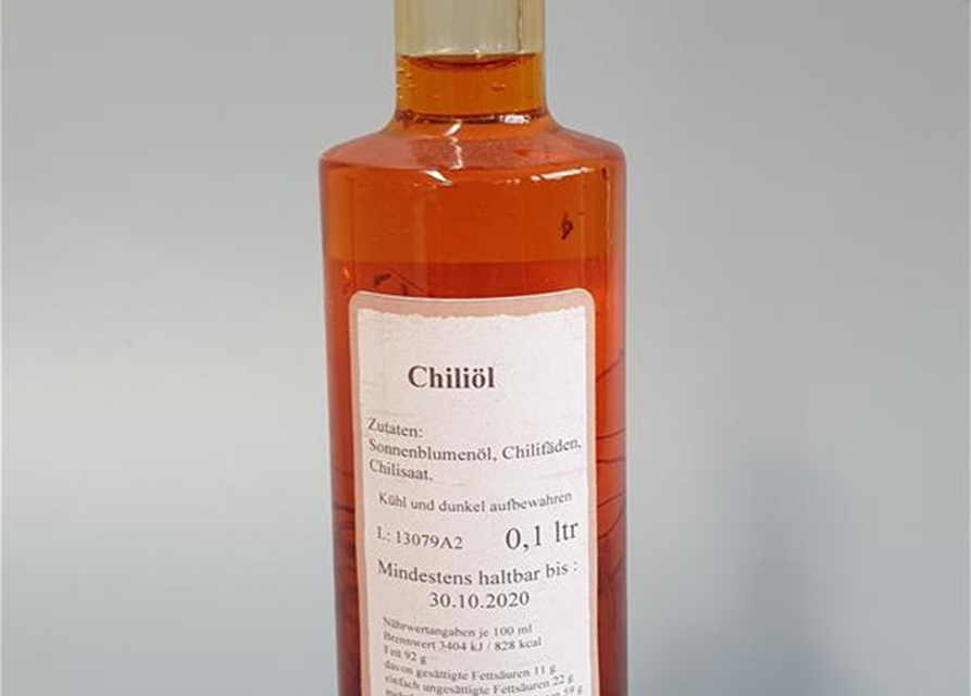 Chiliöl-Sonnenblumenöl 100ml