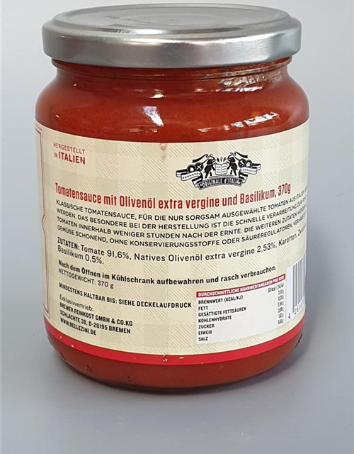 Sugo al Basilico 370g