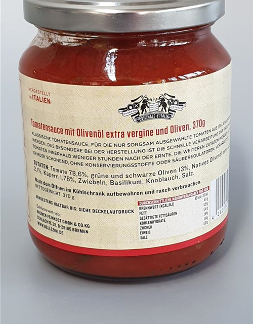 Sugo alle Olive 370g