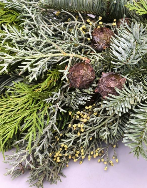 Adventskranz Nobilis Mix mit Konifere