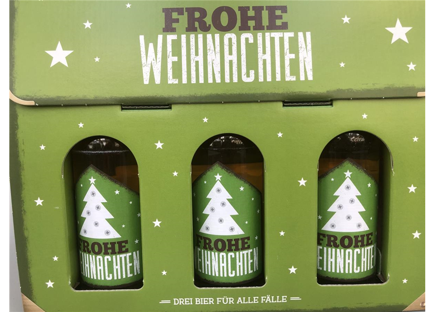 Männerkoffer Frohe Weihnachten