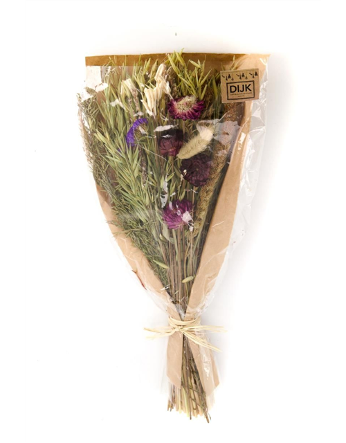 Dried flower bouquet 42-45cm Trockenblumen Purple