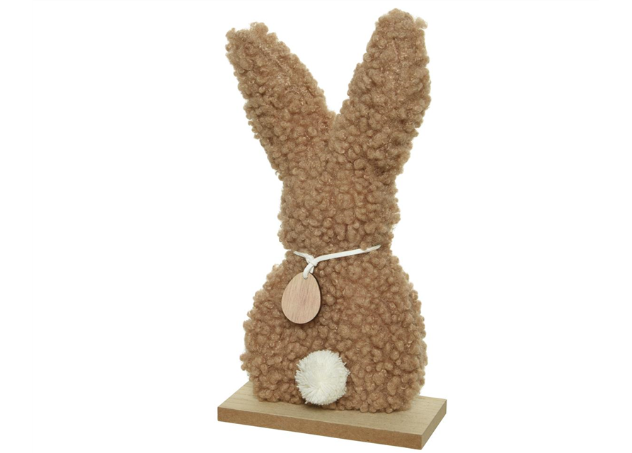 Hase Teddy auf Holz 6x12xH23,5cm