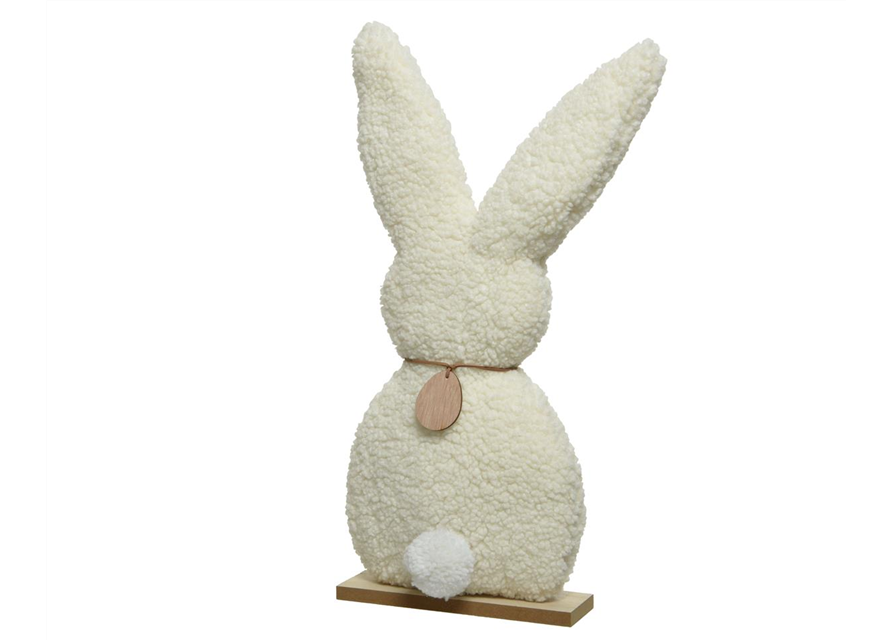 Hase Teddy auf Holz 6x22xH48cm