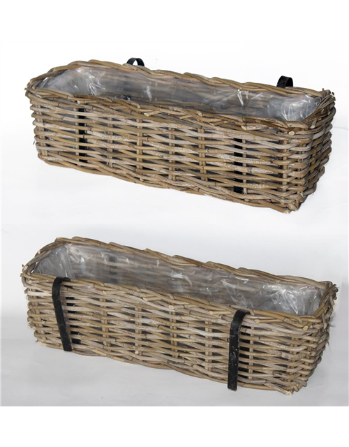 Balkonkorb Rattan 46cm