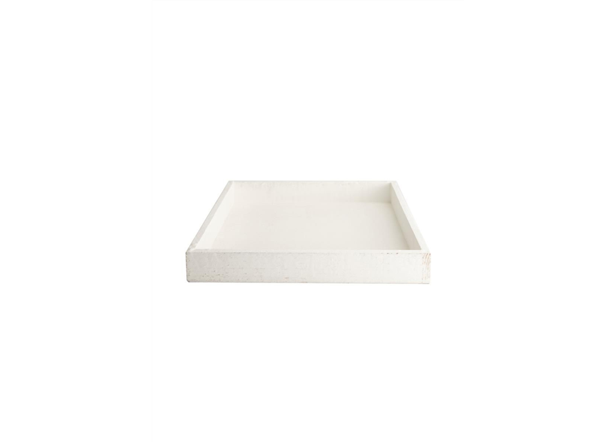 Wooden tray Dekotablett White-Wash 30x30x4cm