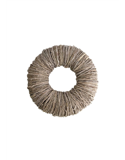 Wreath twigs Ø30cm Dekokranz White-Wash