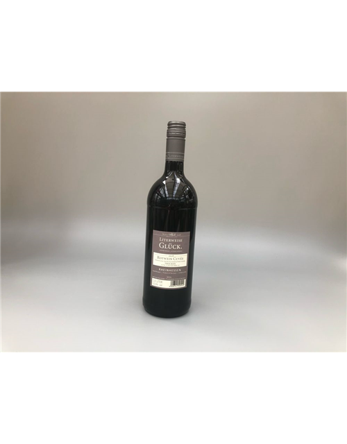 "Literweise GLÜCK" Rotwein Cuvee trocken 1l