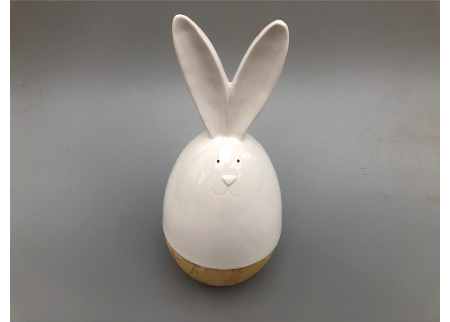 Osterhase 2-farbig D10,2x10,2cm