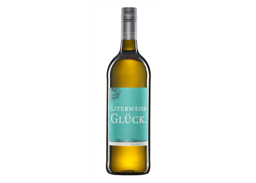 "Literweise GLÜCK" Müller Thurgau QBA 1l