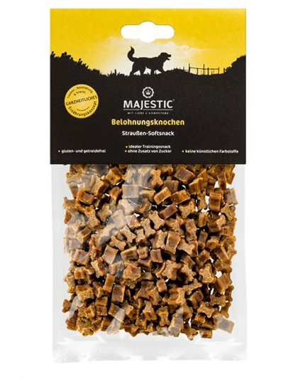 Majestic 150g Knochen Strauß einfarbig