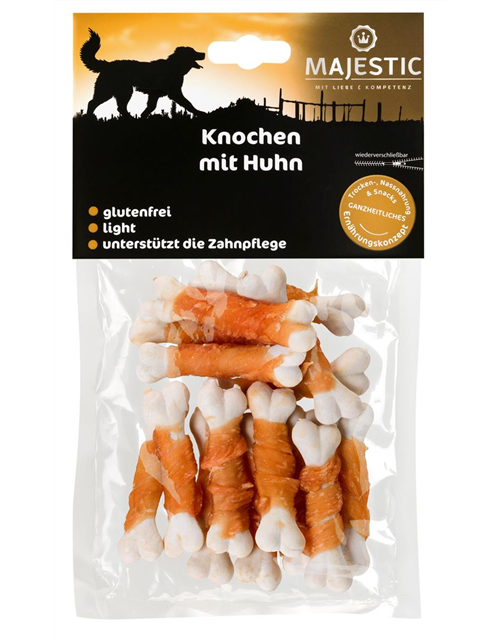 Majestic Knochen mit Huhn 100g