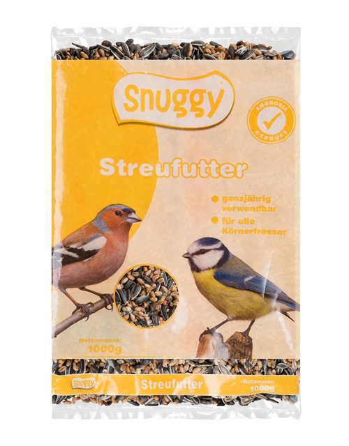 Snuggy Vogelfutter / Streufutter 1kg